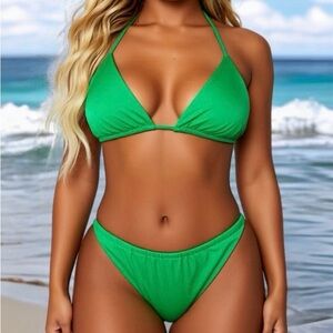 WeWoreWhat Cooper Triangle Bikini - 2 Piece Set